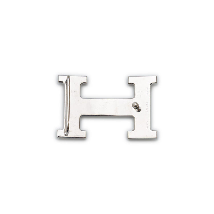 Hermès 18K White Gold & Diamonds Belt Buckle