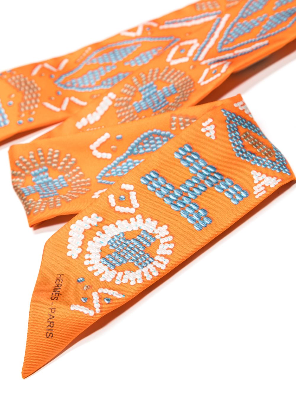 Kelly En Perles Silk Twilly Scarf Rewind Vintage Affairs