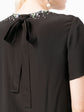 Embellished Short-Sleeve Blouse
