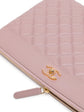 CC Quilted clutch bag