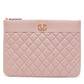 CC Quilted clutch bag