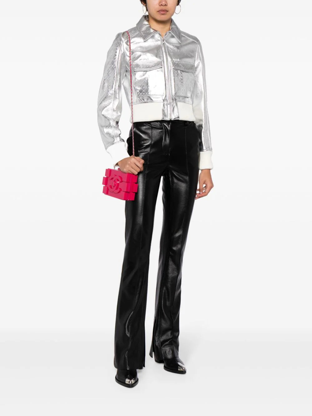 Chanel Boy Brick Lego Minaudière Clutch in Pink