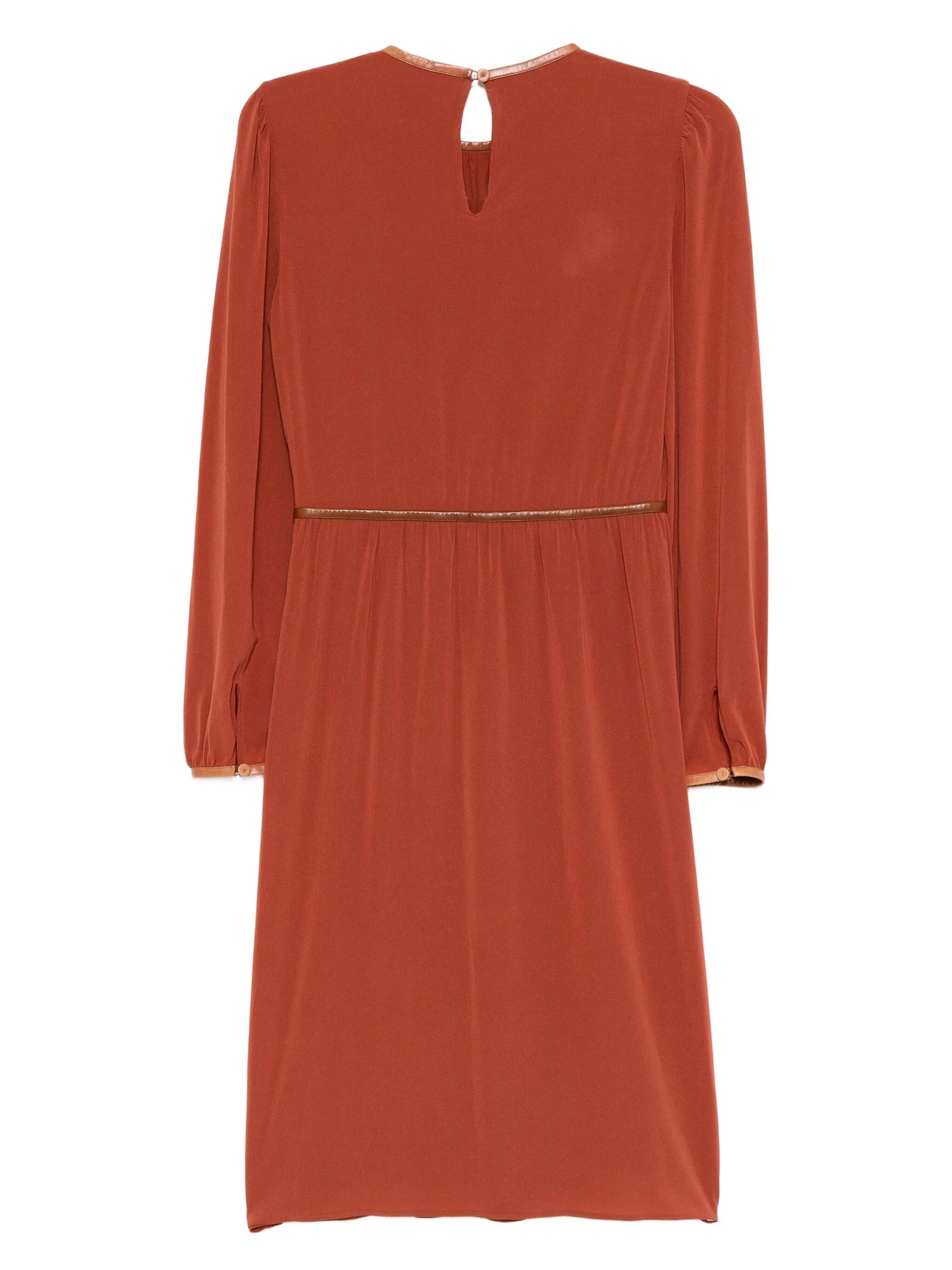 Prada dress with long sleeves on a white background
