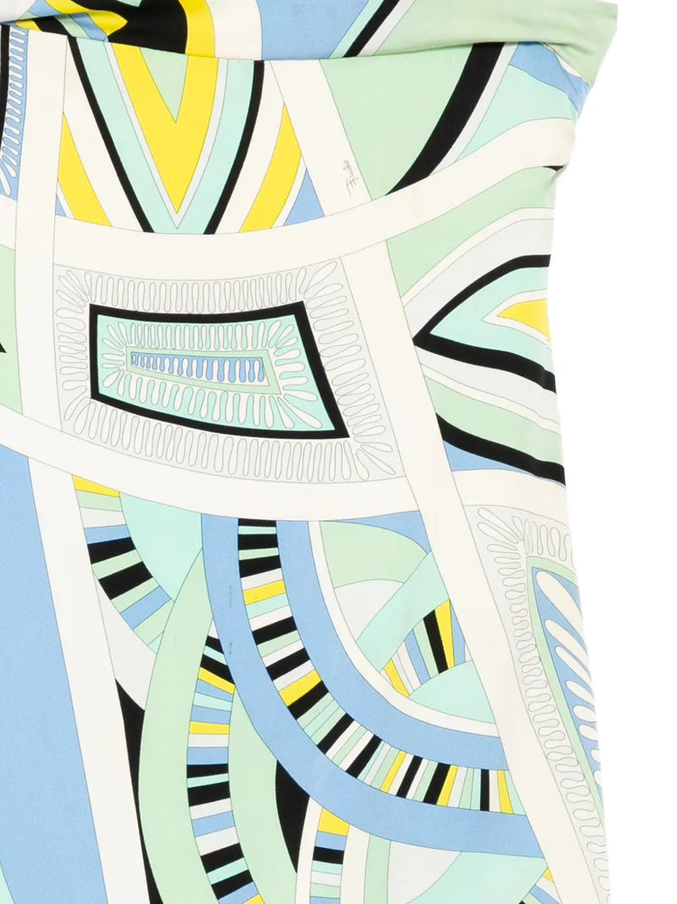 Abstract Print Slip Dress - view 3