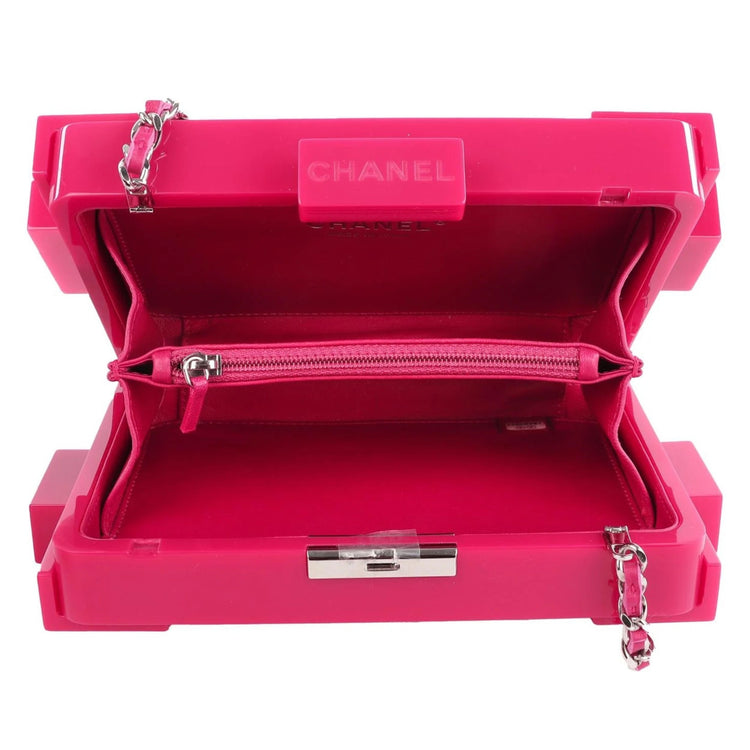 Chanel Boy Brick Lego Minaudière Clutch in Pink