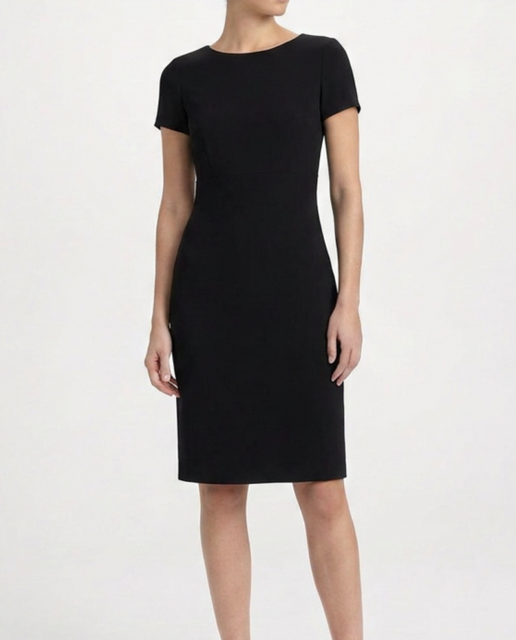 Dior Tulle Panel Ribbon Waist Dress featuring delicate tulle fabric and a stylish ribbon waist detail.