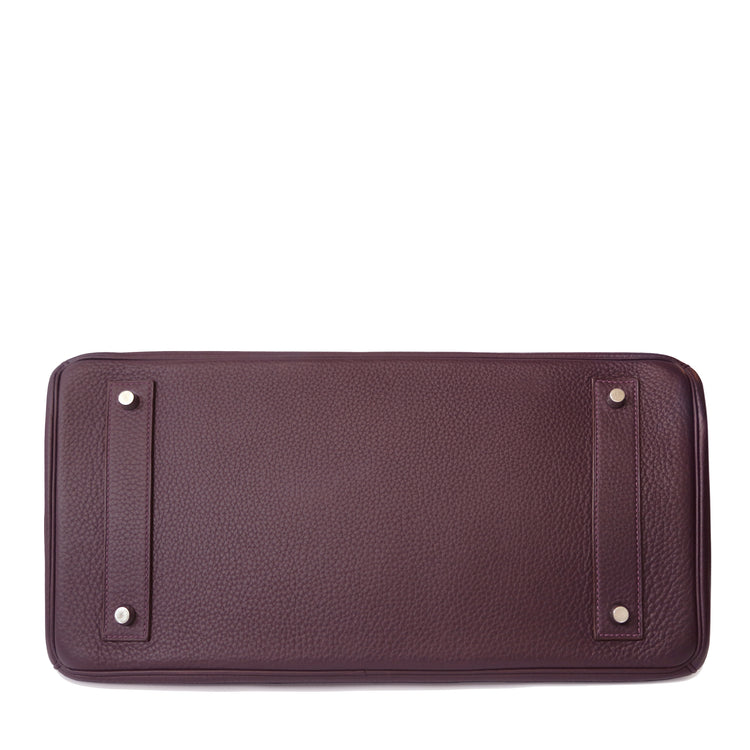 Hermès JPG Shoulder Birkin 42 Raisin Togo PHW in purple