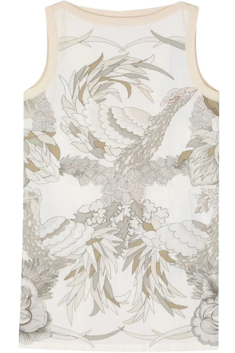 Floral-Print Cotton Dress