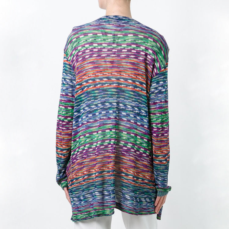 Multicolour Knit Cardigan - rewindvintageofficial