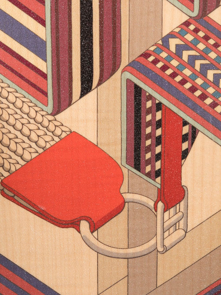 Multi-color Sangles En Zigzag Skateboard - rewindvintageofficial