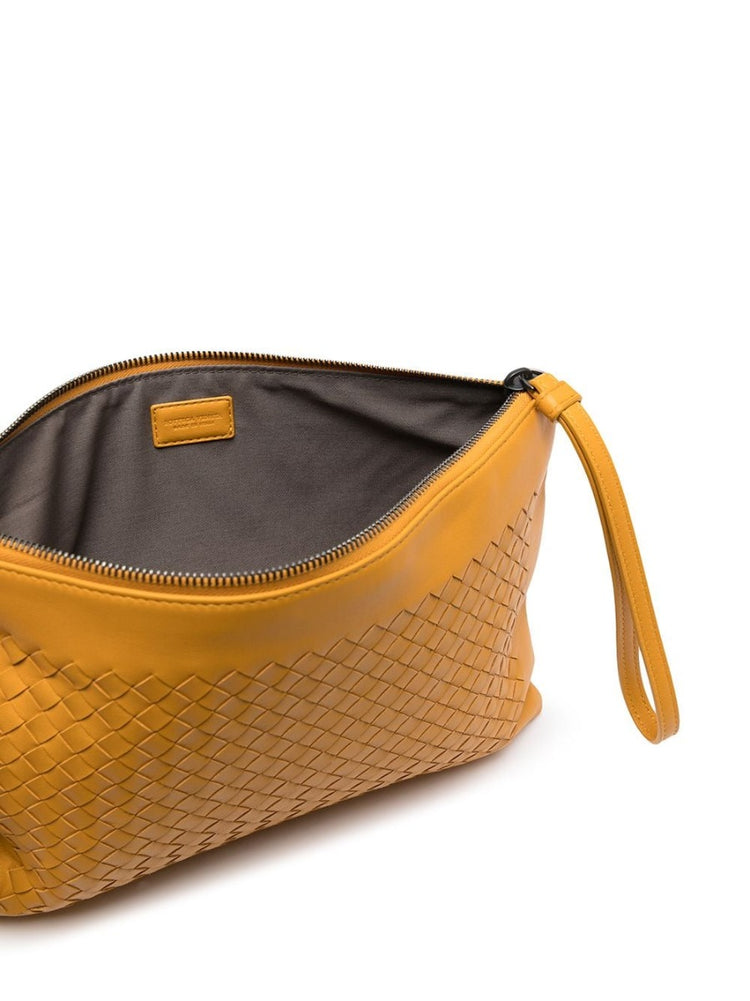 Orange Intrecciato Pouch - Rewind Vintage Affairs