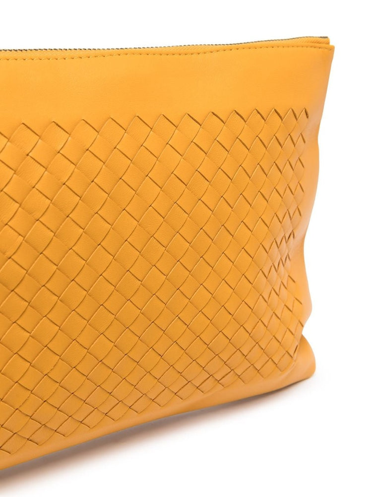 Orange Intrecciato Pouch - Rewind Vintage Affairs