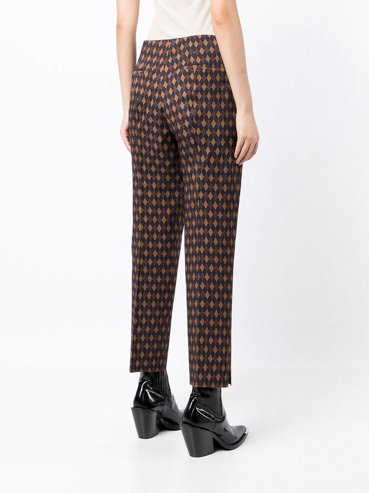 Diamond Print Trousers - Rewind Vintage Affairs