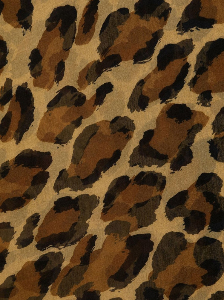Leopard Print Silk Scarf - Rewind Vintage Affairs