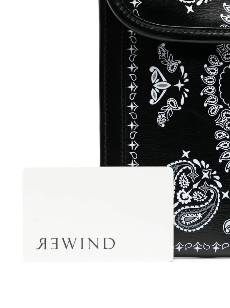 Hand-Painted Bandana Jige Clutch - Rewind Vintage Affairs