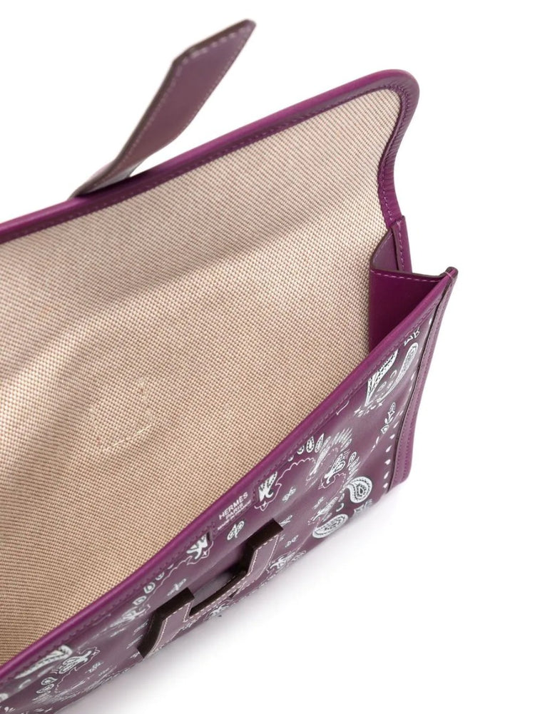 Hand-Painted Bandana Jige Clutch - Rewind Vintage Affairs