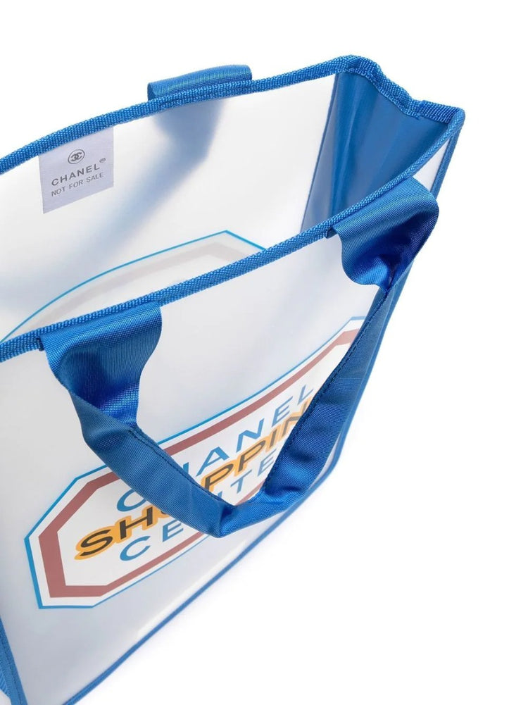 Fall 2014 Logo-Print Transparent Tote Bag - Rewind Vintage Affairs