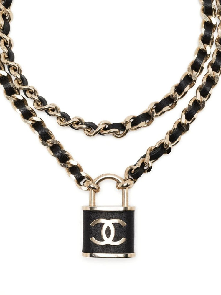 Logo Padlock Necklace - Rewind Vintage Affairs