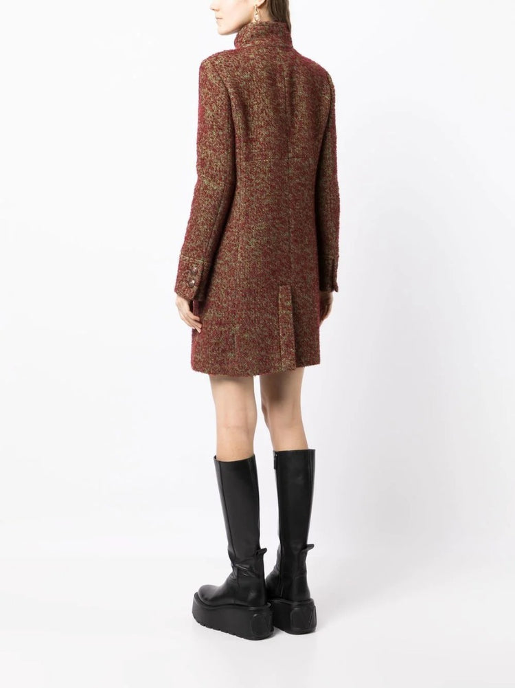 Fall 2014 Runway Bouclé Coat Chanel Red