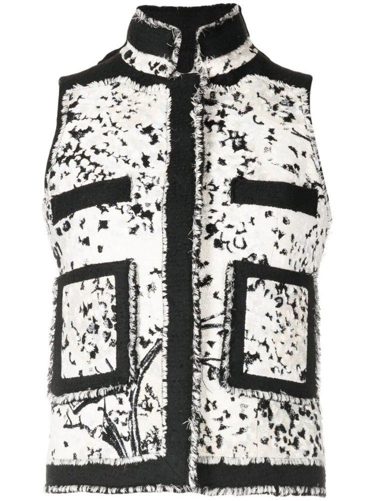 2008 Pre-Fall Runaway Jacquard Vest - Rewind Vintage Affairs