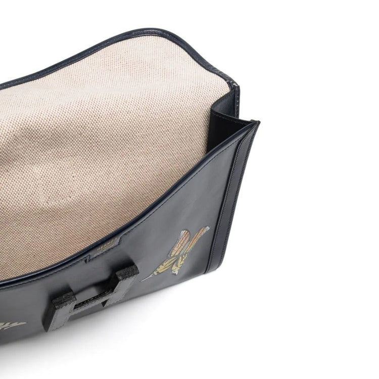 Butterfly Customized Navy Box Jige PM Hermes