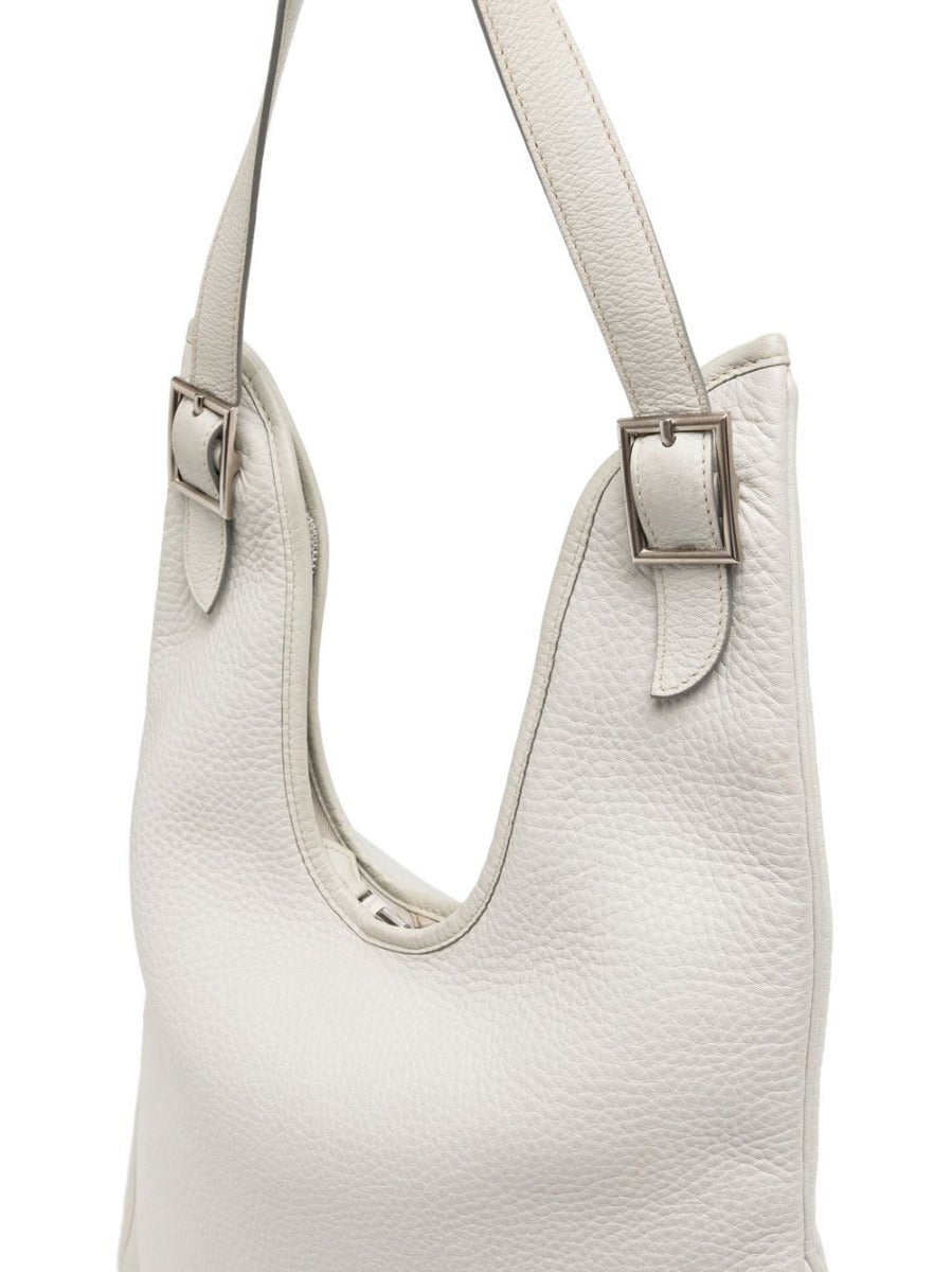 Pearl Grey Clemence Massai PM Tote Hermes 2004