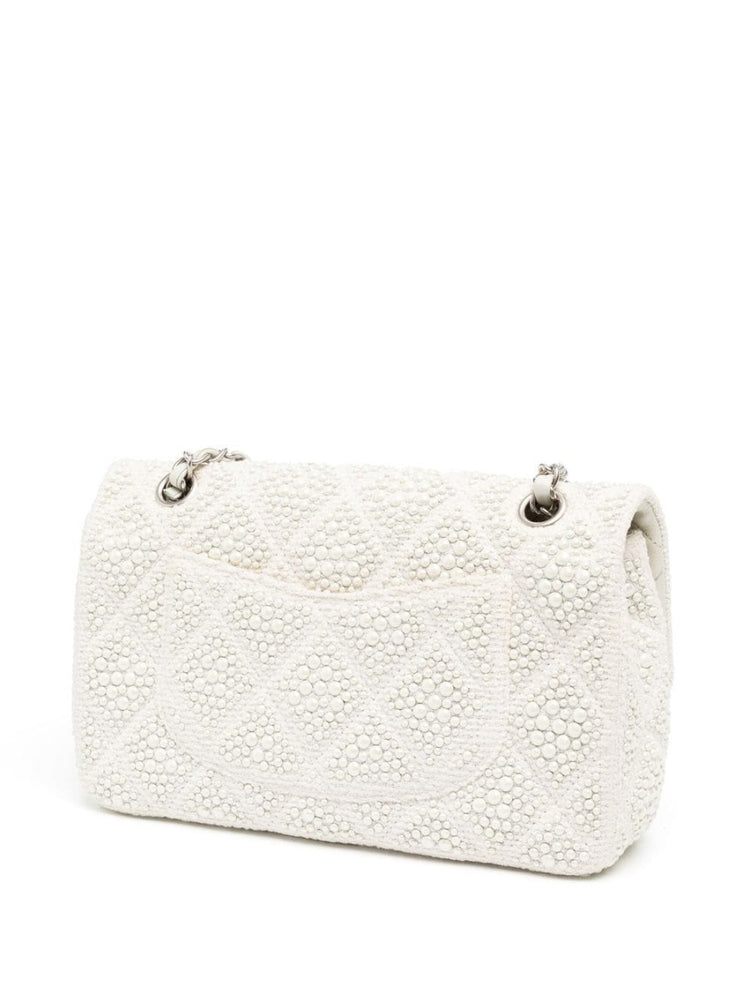 Pearl Embellished Flap Bag - Rewind Vintage Affairs