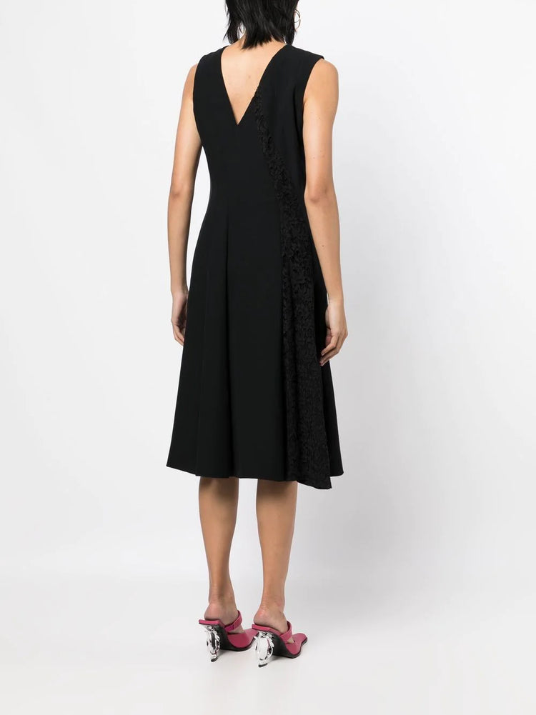 Lace Panelled Sleeveless Dress - Rewind Vintage Affairs