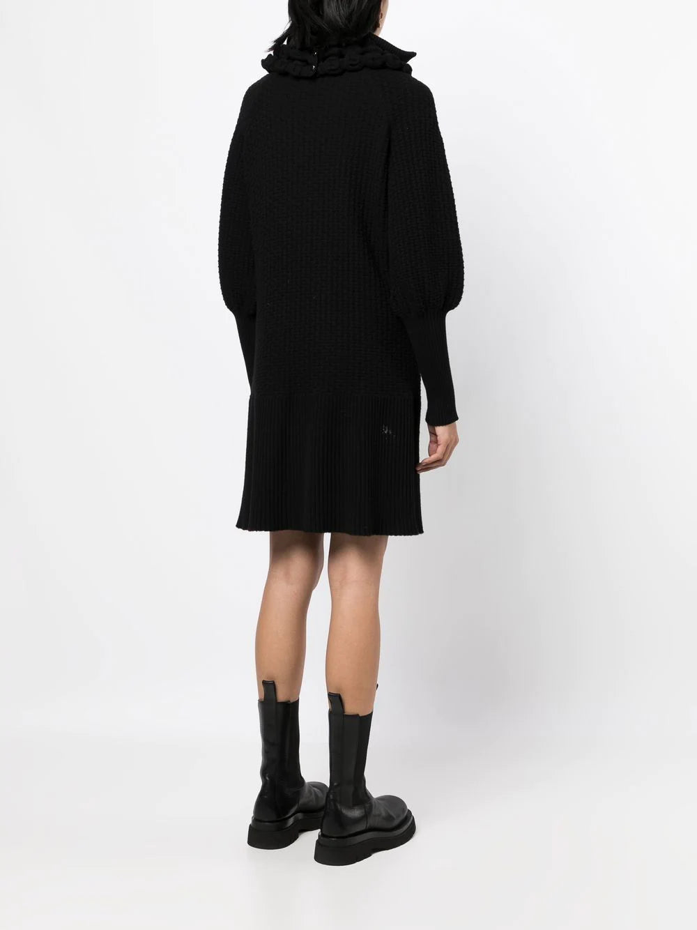 Knit Collared Dress - Rewind Vintage Affairs