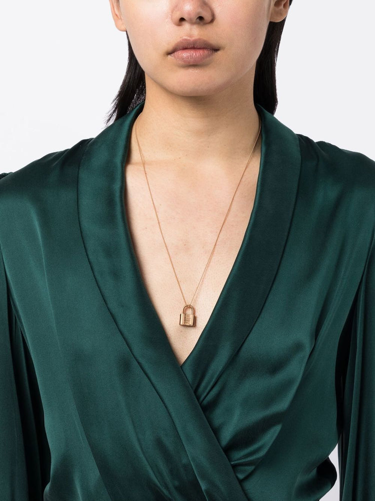 Mini Lock Necklace - Rewind Vintage Affairs
