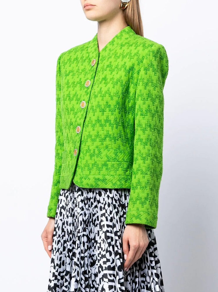 1990s Embroidered Motif Jacket - Rewind Vintage Affairs
