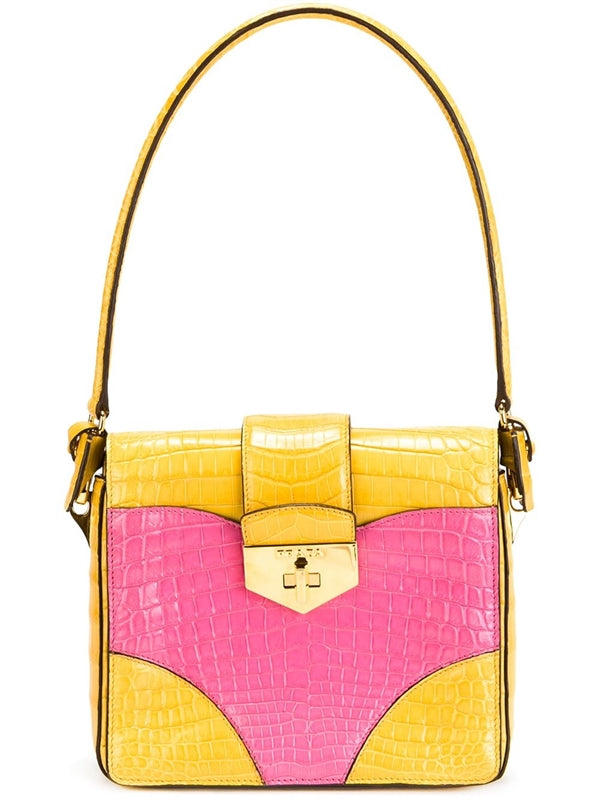 Colour-Block Handbag - rewindvintageofficial