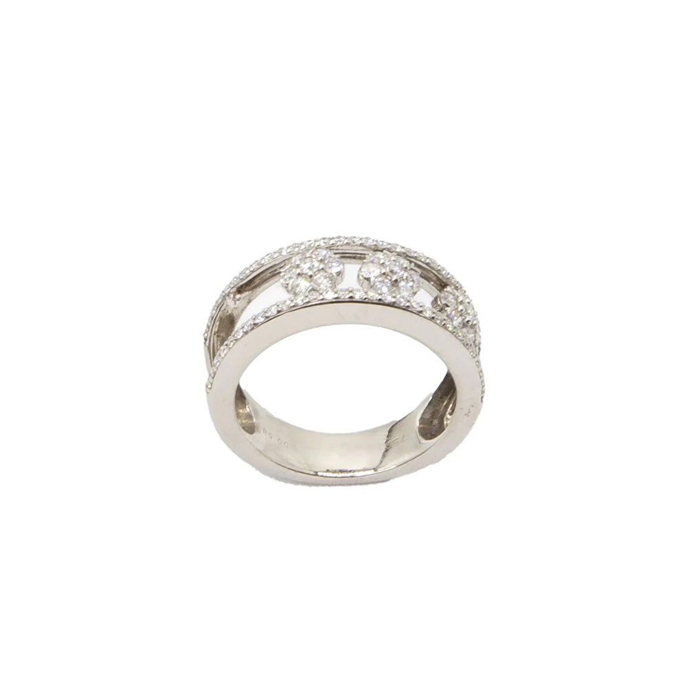 Messika Diamond Floral Ring - Rewind Vintage Affairs