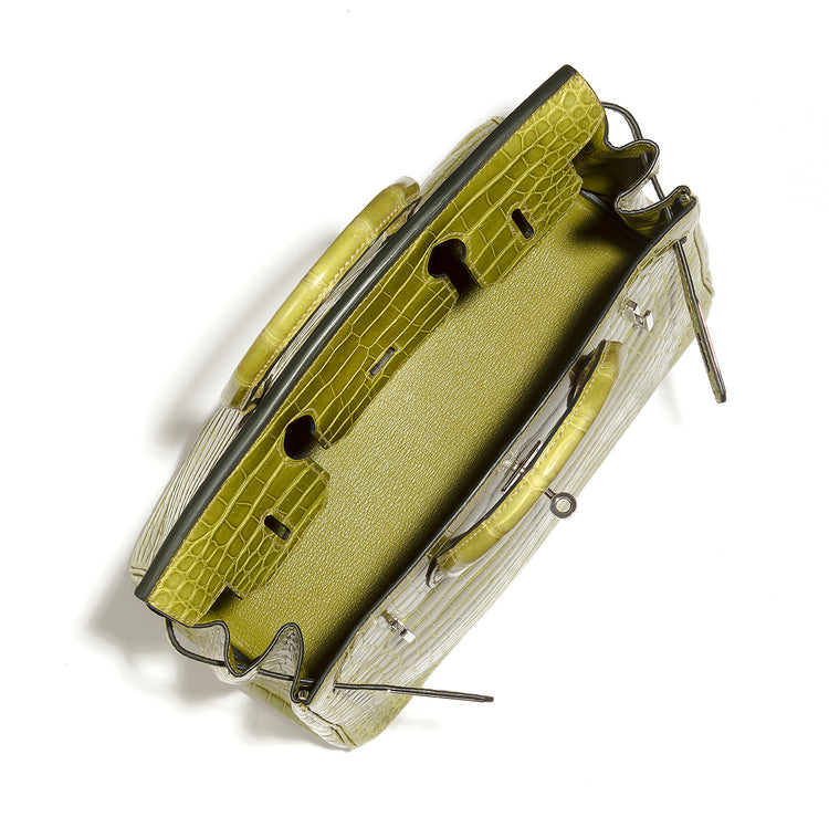 Birkin 30 Porosus Vert Chartreuse - Rewind Vintage Affairs