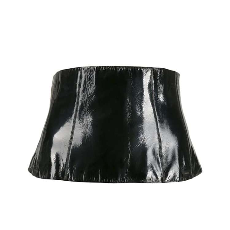 Patent Leather Corset Belt - Rewind Vintage Affairs