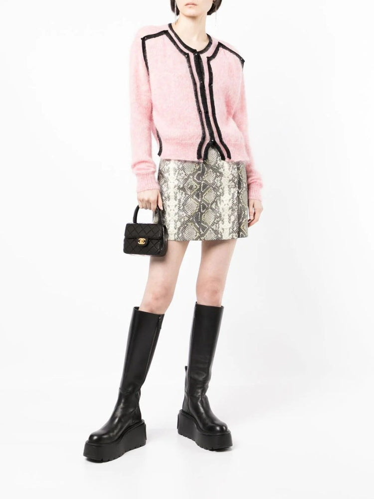 Black Lambskin Kelly Quilted Mini Flap - Rewind Vintage Affairs