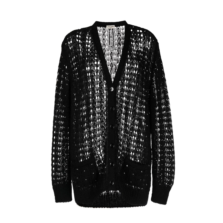 Black Swarovski-Embellished Cardigan - Rewind Vintage Affairs