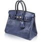 Hermès Brighton Blue 25cm Exotic Birkin Bag