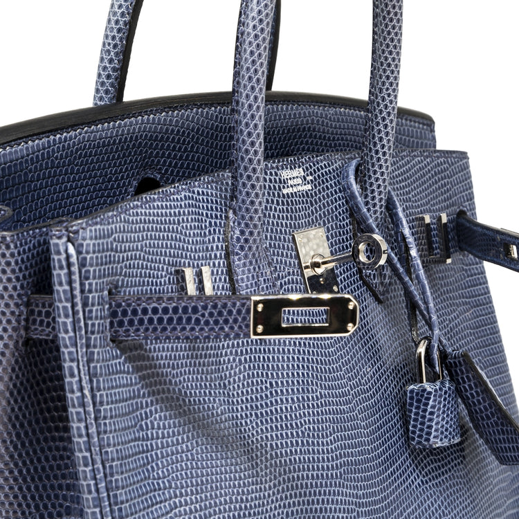 Hermès Brighton Blue 25cm Exotic Birkin Bag