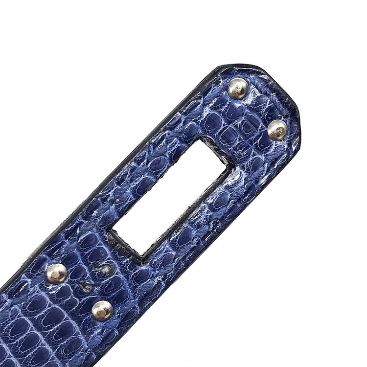 Hermès Brighton Blue 25cm Exotic Birkin Bag