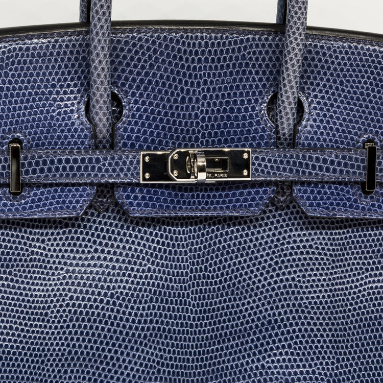 Hermès Brighton Blue 25cm Exotic Birkin Bag
