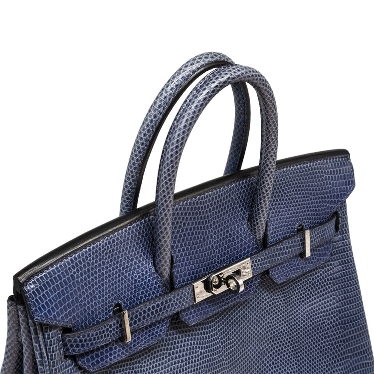 Hermès Brighton Blue 25cm Exotic Birkin Bag