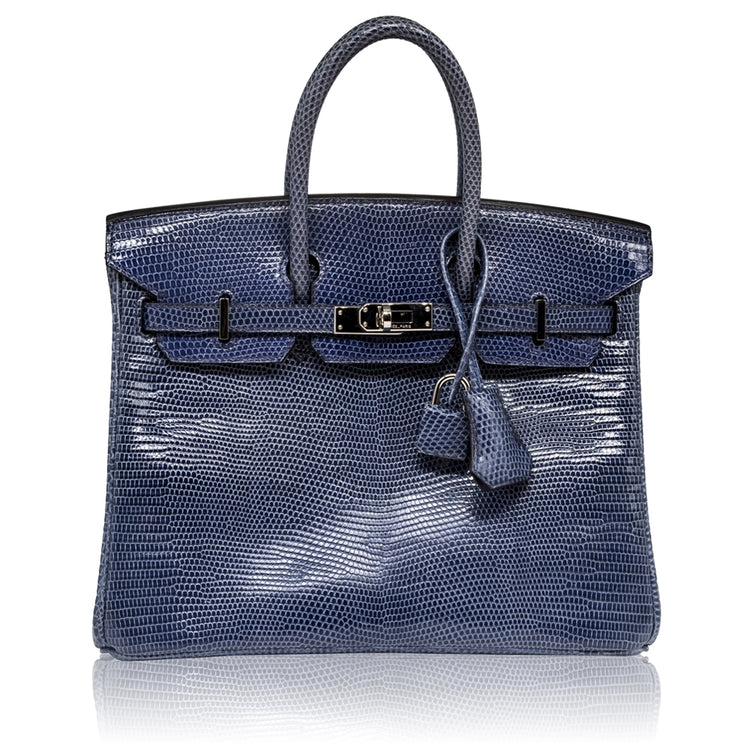 Hermès Brighton Blue 25cm Exotic Birkin Bag