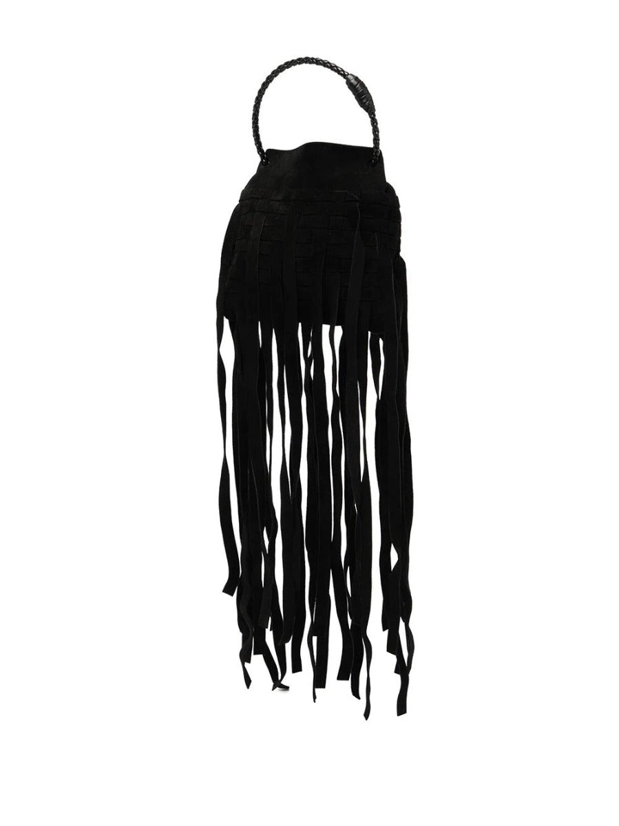 Intrecciato Fringed Mini Bag - Rewind Vintage Affairs