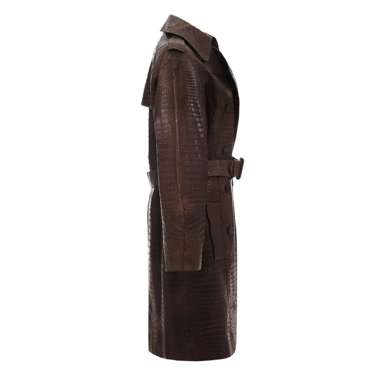 Brown Trench Coat - Rewind Vintage Affairs