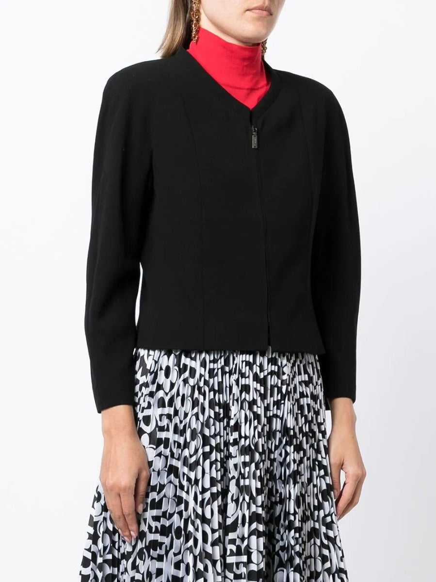 Cropped Zip-Up Jacket - rewindvintageofficial