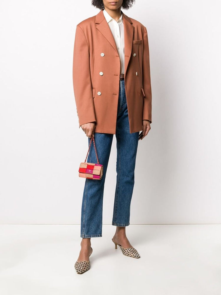 Red Patchwork Mini Crossbody Bag - rewindvintageofficial