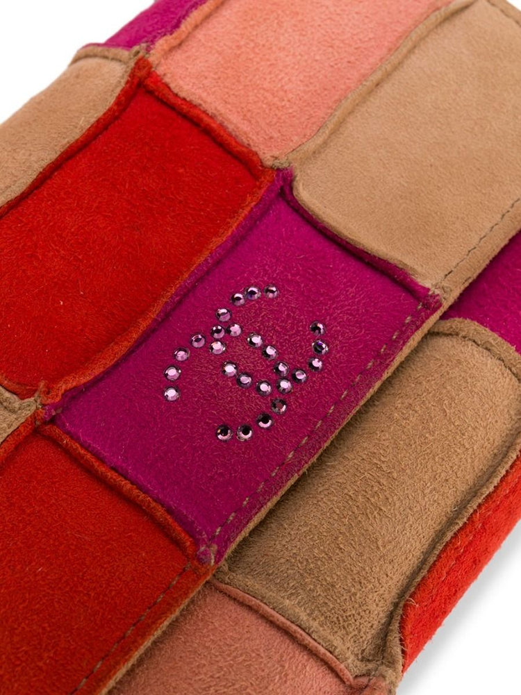 Red Patchwork Mini Crossbody Bag - rewindvintageofficial