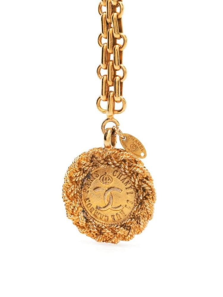 31 Rue Cambon Gold Medallion Keyring - Rewind Vintage Affairs