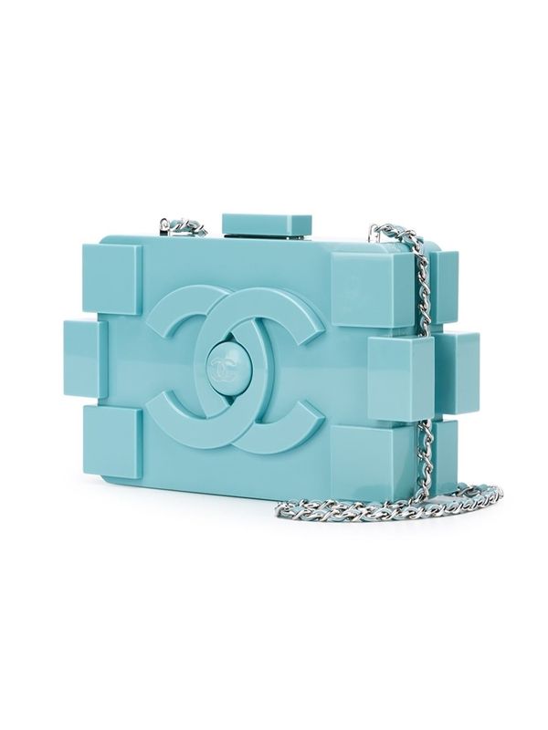 Baby Blue Lego Clutch - rewindvintageofficial